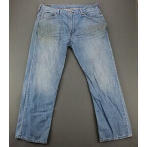Levis 569 Loose Straight Fit Jeans Mens 36x32 Blue Denim